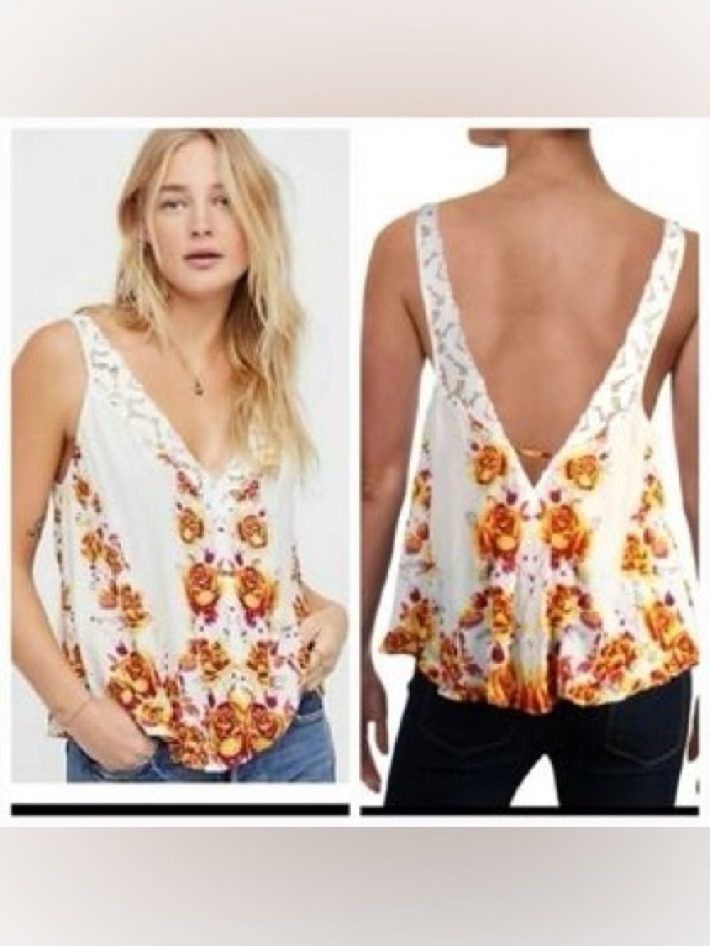 Free People sleeveless top size S